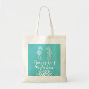 Tote Bag Demoiselle de honneur bleue Fourre-tout