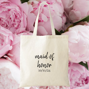 Tote Bag Demoiselle d'honneur / Cadeau personnalisé pour la