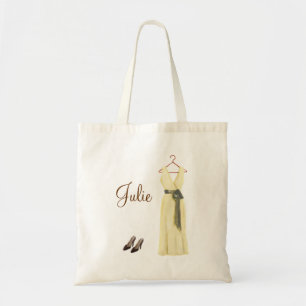 Tote Bag Demoiselle d'honneur ene ivoire personnalisée