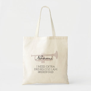 Tote Bag Demoiselle d'honneur   Enterrement de vie de jeune