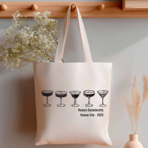Tote Bag Demoiselle d'honneur Espresso Martini Enterrement 