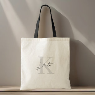 Tote Bag Demoiselle d'honneur Monogramme Moderne