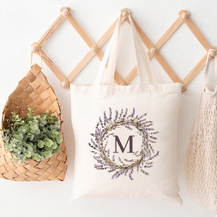 Tote Bag Demoiselle d'honneur Monogramme personnalisé de