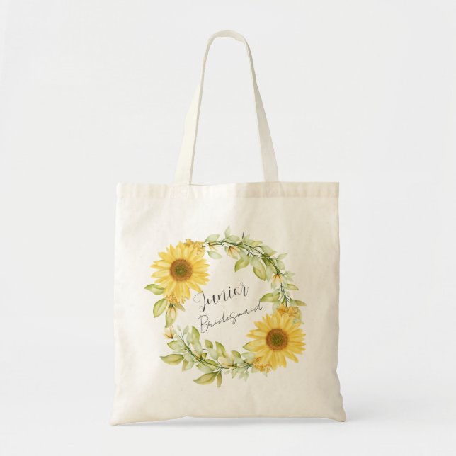 Tote Bag demoiselle d'honneur soleil (Devant)