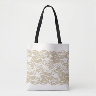 Tote Bag Dentelle beige