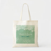 Dentelle de menthe Fourre-tout - Personnaliser