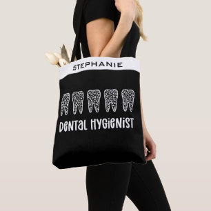 Tote Bag Dentis hygiénistes dentaires personnalisés Emprein