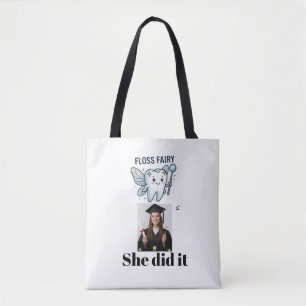 Tote Bag Dentiste Hygiéniste Diplômée Floss Fai Personnalis