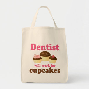 Tote Bag Dentiste mignon de petits gâteaux de chocolat de