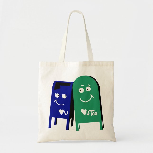 Tote Bag denver je t'aime boîtes aux lettres (Devant)