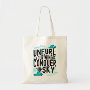 Tote Bag Déployez vos ailes conquérir le ciel, Contemporain