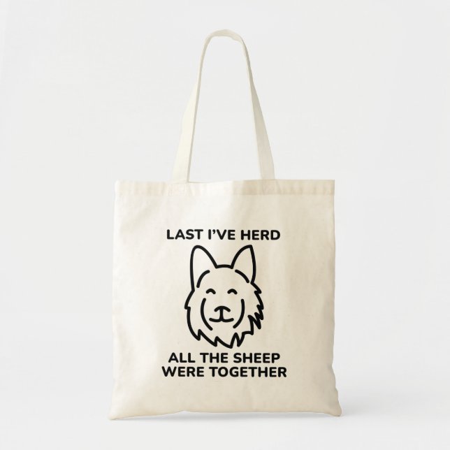 Tote Bag Dernier j’ai un troupeau (Devant)