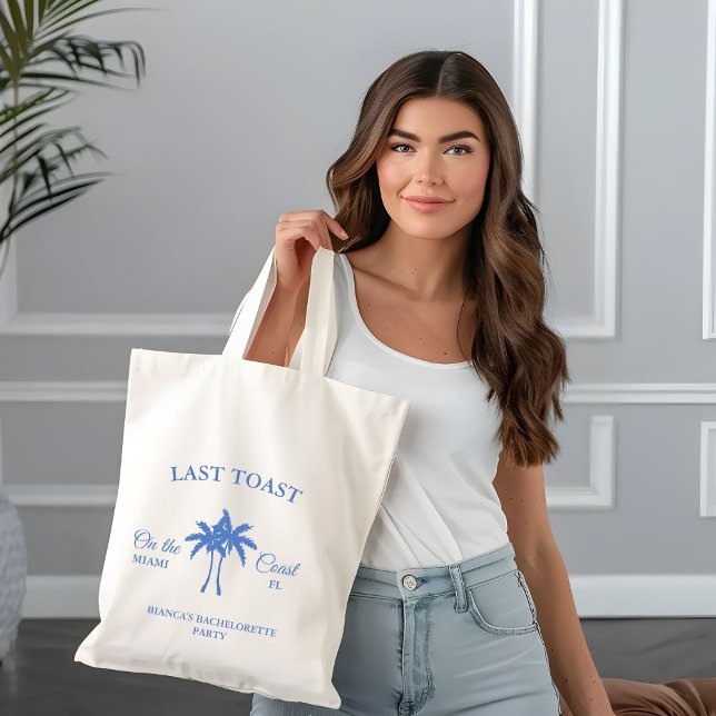 Tote Bag Dernier toast sur la côte Bachelorette Week-end de (Créateur téléchargé)