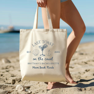 Tote Bag Dernier Toast Sur La Côte Beach Bachelorette Party
