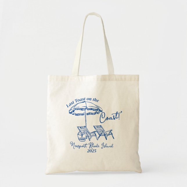 Tote Bag Dernier toast sur la côte Fourre-tout (Devant)