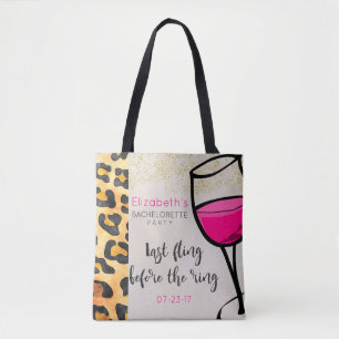 Tote Bag Dernière Aventure Avant Le Mariage Imprimé Sauvage
