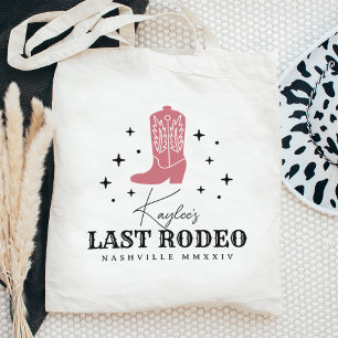 Tote Bag Dernière Cowgirl de Rodéo Enterrement de Vie de Je