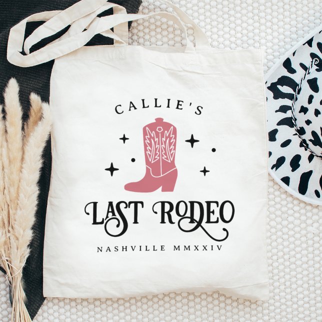 Tote Bag Dernière Cowgirl de Rodéo Enterrement de Vie de Je (Créateur téléchargé)