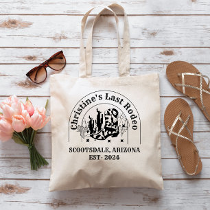 Tote Bag Dernière Rodeo Cowgirl Western Bachelorette fête