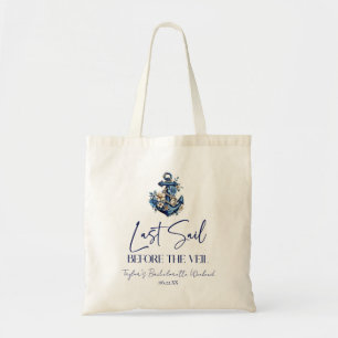 Tote Bag Dernière voile avant Veil Bachelorette Week-end