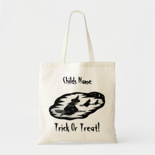Tote Bag des bonbons ou un sort éffrayant de manches à