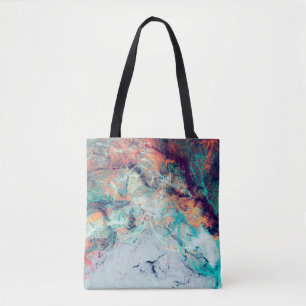 Tote Bag Des éclats artistiques lumineux. Abstraite peintur