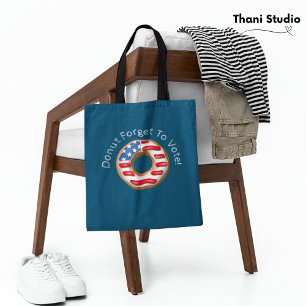 Tote Bag Des élections drôles mais oublions de voter sombre