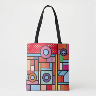 Tote Bag Des éléments géométriques tendance memphis design.