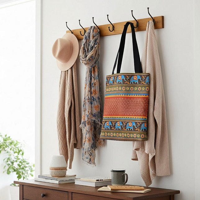 Tote Bag Des éléphants brillants (Créateur téléchargé)