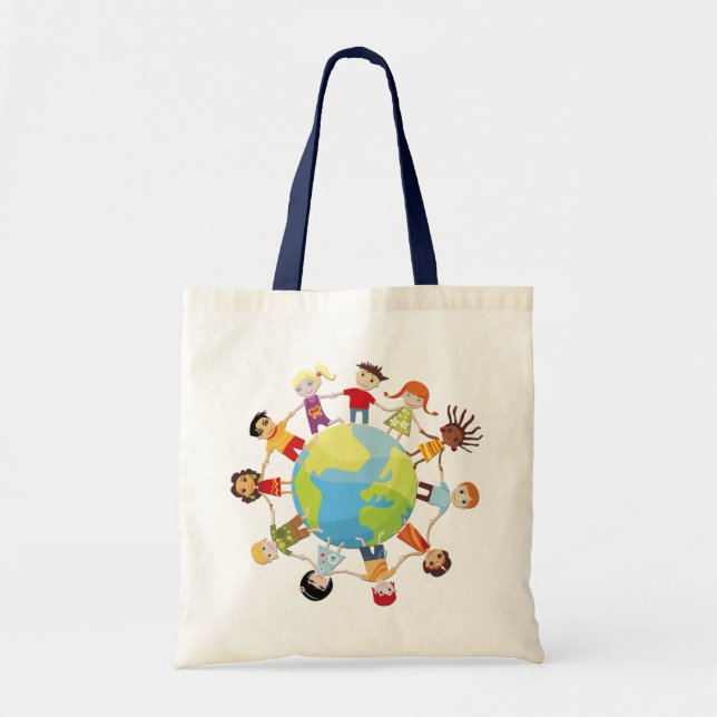 Tote Bag Des enfants pour la paix mondiale (Devant)