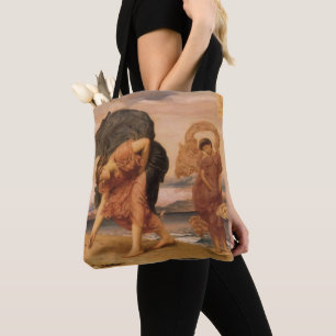 Tote Bag Des Filles Grecques Ramassent Des Galets Par Lord