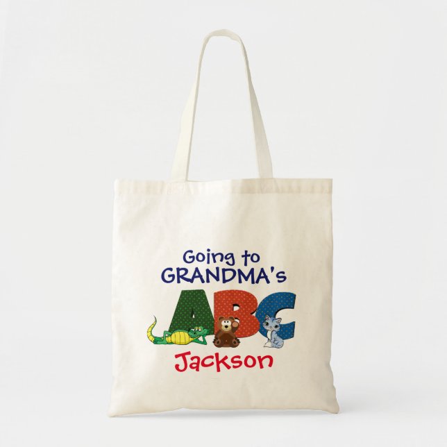 Tote Bag Des garçons vont à grand-mère... Sac-bébé (Devant)