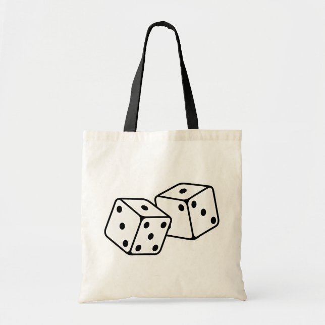 Tote Bag Dés rétro (Devant)