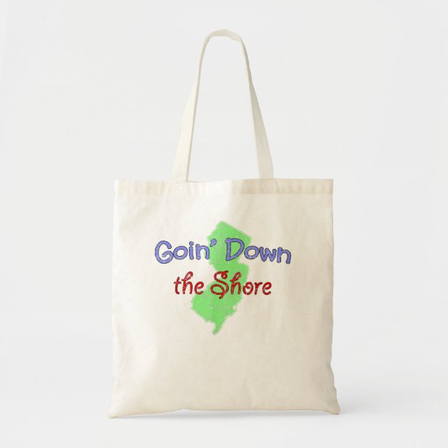 Tote Bag Descente de la plage du New Jersey Shore (Devant)