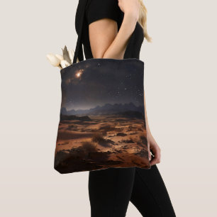 Tote Bag Désert de sable la nuit
