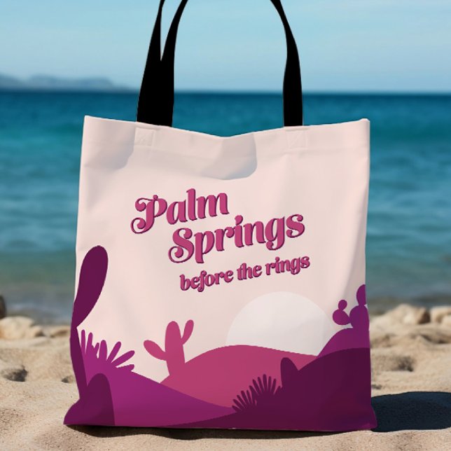 Tote Bag Desert Sunset Palm Springs Bachelorette Week-end (Créateur téléchargé)