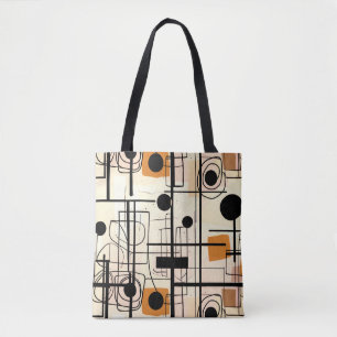 Tote Bag Design abstrait moderne, lignes dynamiques Lancer 