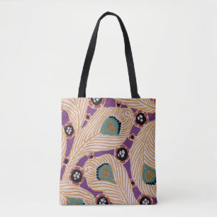 Tote Bag Design Art Déco #1Plumes de paquebot