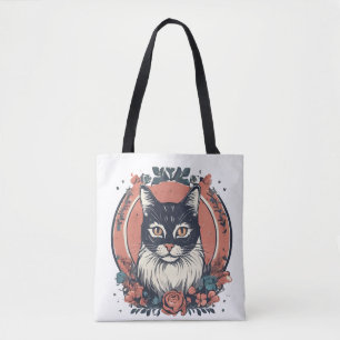 Tote Bag design d'art amoureux des chats mignon acheter mai