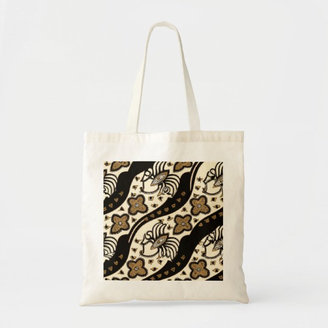 Tote Bag Design d'art indonésien et balinais (Devant)