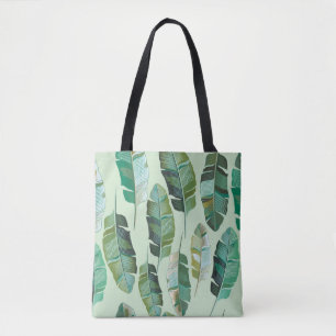 Tote Bag Design de mode avec banane tropicale plantes