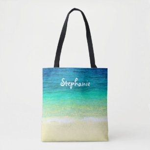 Tote Bag design de plage de fourre-tout personnalisé tropic