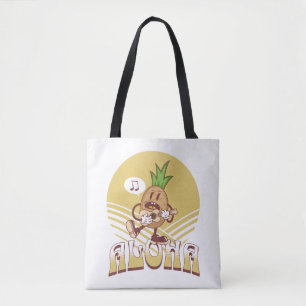 Tote Bag Design de texte de style rétro "Aloha"
