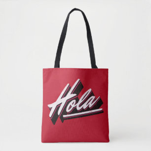 Tote Bag Design de texte Hola