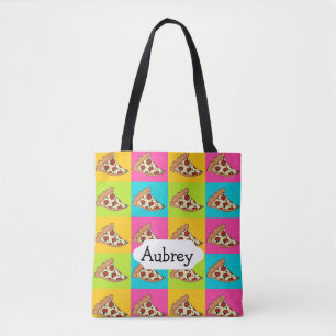 Tote Bag Design de tranches de pizza carrelées