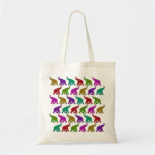 Tote Bag Design de tuiles motifs Elephant Walk