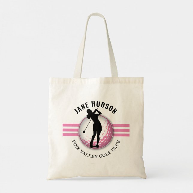 Tote Bag Design élégant de Golfeur pour femmes (Dos)