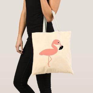 Tote Bag Design Flamant Rose