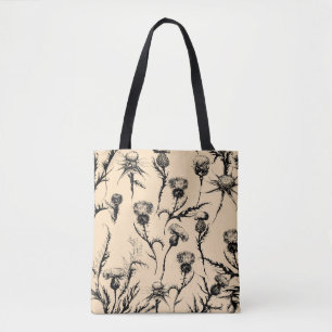 Tote Bag design floral, décoration d'intérieur, décoration
