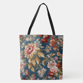Tote Bag Design floral italien sophistiqué